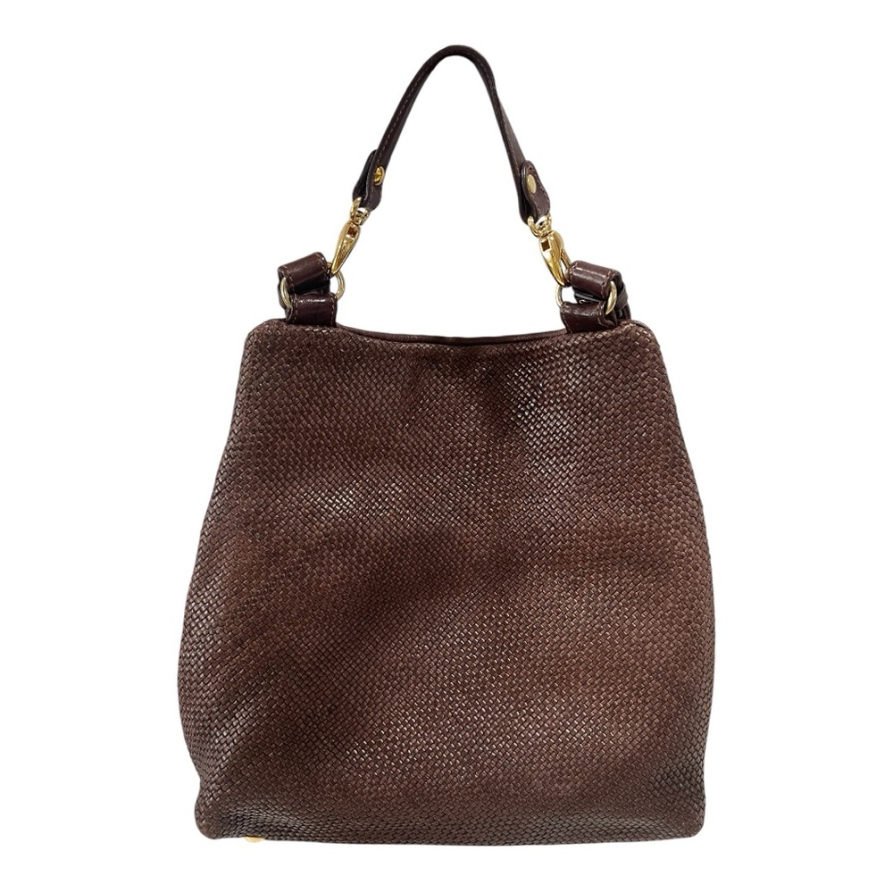 Infinity Firenze Italian Genuine Braided Leather backpack
